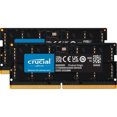 Crucial 64GB DDR5 SDRAM Memory Kit (CT2K32G48C40S5)