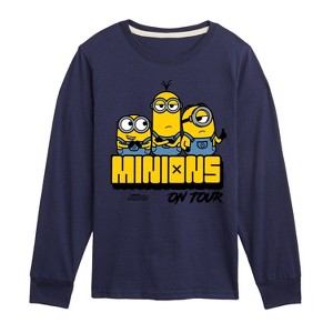 Boys' - Despicable Me Minions - Minions On Tour Long Sleeve Graphic T-Shirt - 1 of 4