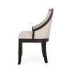 Christopher Knight Home Set of 2 Thurber Birch Wood Upholstered Dining Chairs Beige/Walnut - 4 of 4