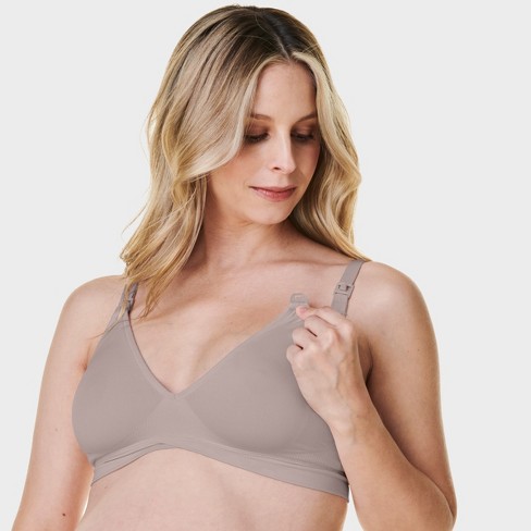 Bravado Designs V-neck Maternity & Nursing Bra, Sand, Large : Target