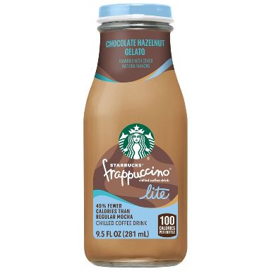 Starbucks RTD Frappuccino Lite Chocolate Hazelnut Gelato - 9.5 fl oz