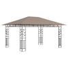 vidaXL Gazebo with Mosquito Net 13.1'x9.8'x9' Taupe 0.6 oz/ftÂ² - 2 of 2