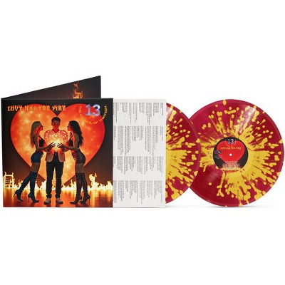 Council of Thirteen - Love Has the Fire - Clear Red with Bright Yellow Splatter (Clear Vinyl Red Yellow Splatter)