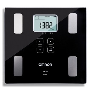 Omron® Body Composition 330-Lb. Capacity Bathroom Scale in Black - 1 of 4