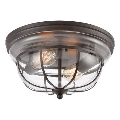 Elk Home Manhattan Boutique 2 - Light Flush Mount in  Oil Rubbed Bronze