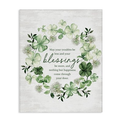 Stupell Industries Irish Proverb Wreath, 24" x 30"