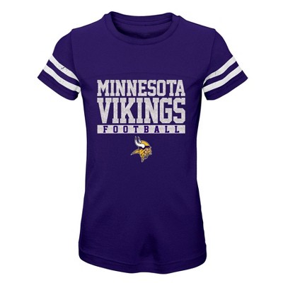 Nfl Minnesota Vikings Girls' Gray Tie-dye Crop Hooded Sweatshirt : Target