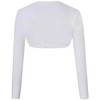 Clearlove Women's Long Sleeve Cardigan Knit Sweaters Cropped Open Front Bolero Shrug for Dresses - 3 of 4
