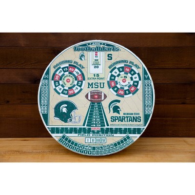 NCAA Michigan State Spartans Official Football Dartboard