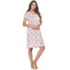 Casual Nights Women's Super Soft Yummy Nightshirt, Short Sleeve Nightgown, Night Dress with Fun Prints & Patterns - 2 of 4