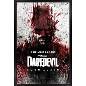 Trends International Marvel Daredevil: Born Again (2025) - Daredevil One Sheet Framed Wall Poster Prints - 1 of 4