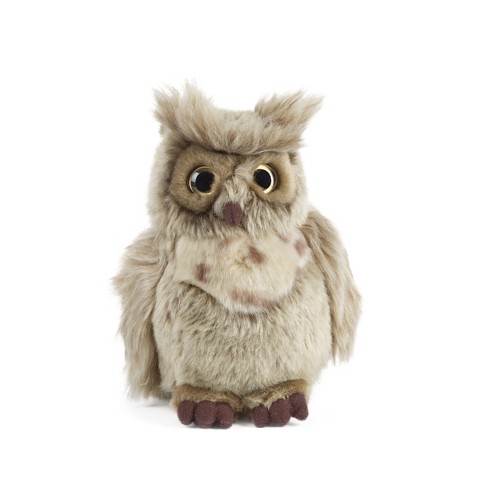 Living Nature Medium Brown Owl Plush Toy Target