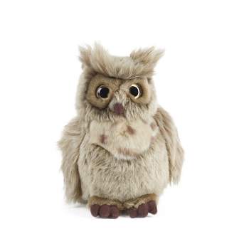 Living Nature Medium Brown Owl Plush Toy