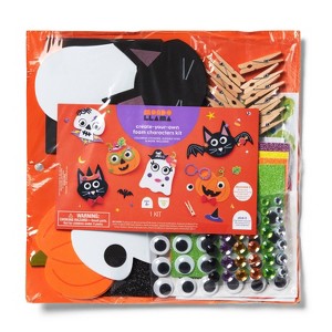 12ct Halloween Characters Foam Platter Craft Kit - Mondo Llama™ - 1 of 3