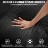 Aukfa Corduroy Sleeper Sofa Bed & Cloud Lounge Chair,No Assembly, Deep Seat, Armrests, 2 Pillows | Boneless Upholstered Chaise for Indoor Comfort - 4 of 4