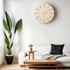 REGALWOVEN Plastic Classic Battery Powered Silent Non-Ticking Wall Clock 12 x 12 Inches - 3 of 4