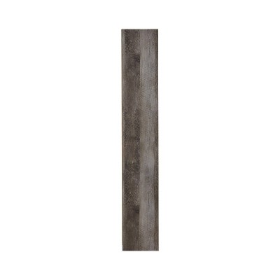 71.97" Gray Adjustable Oak Grain Storage Pier with Cubes