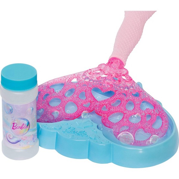 Muñeca Sirena Barbie Bubble Sparkle con función de burbujas, incluye solución y cepillo 4