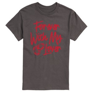 Women's - Instant Message - Forever With My Lover Short Sleeve Graphic T-Shirt - 1 of 4