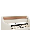Sapphtopaz Twin Size Upholstered Bed Frame, Versatile Daybed with Trundle/Storage for Guest Bedrooms, Teens & Small Spaces - 2 of 4