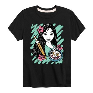 Boys' - Disney - Mulan Sketch Short Sleeve Graphic T-Shirt - 1 of 4