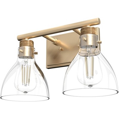 2-Light Van Nuys Wall Sconce Alturas Gold - Hunter Fan
