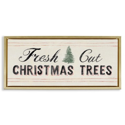 Stupell Industries Fresh Cut Christmas Trees Vintage, 25" x 11"
