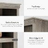 Farmhouse Bookshelf with Storage Open Display Shelves, Wooden Bookcase, Home Decor Furniture for Office, Living Room, Bedroom - 3 of 4