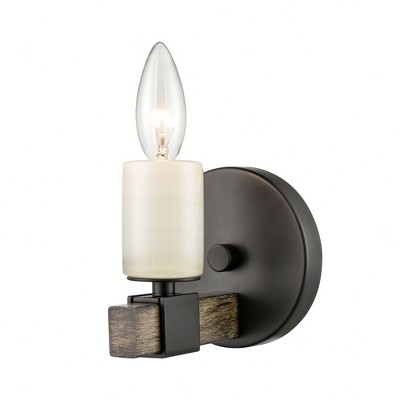 Elk Home Stone Manor 1 - Light Wall Light in  Matte Black