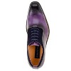 Gino Vitale | Gino Vitale Men's Lace Up Medallion Toe Dress Shoes - 2 of 3