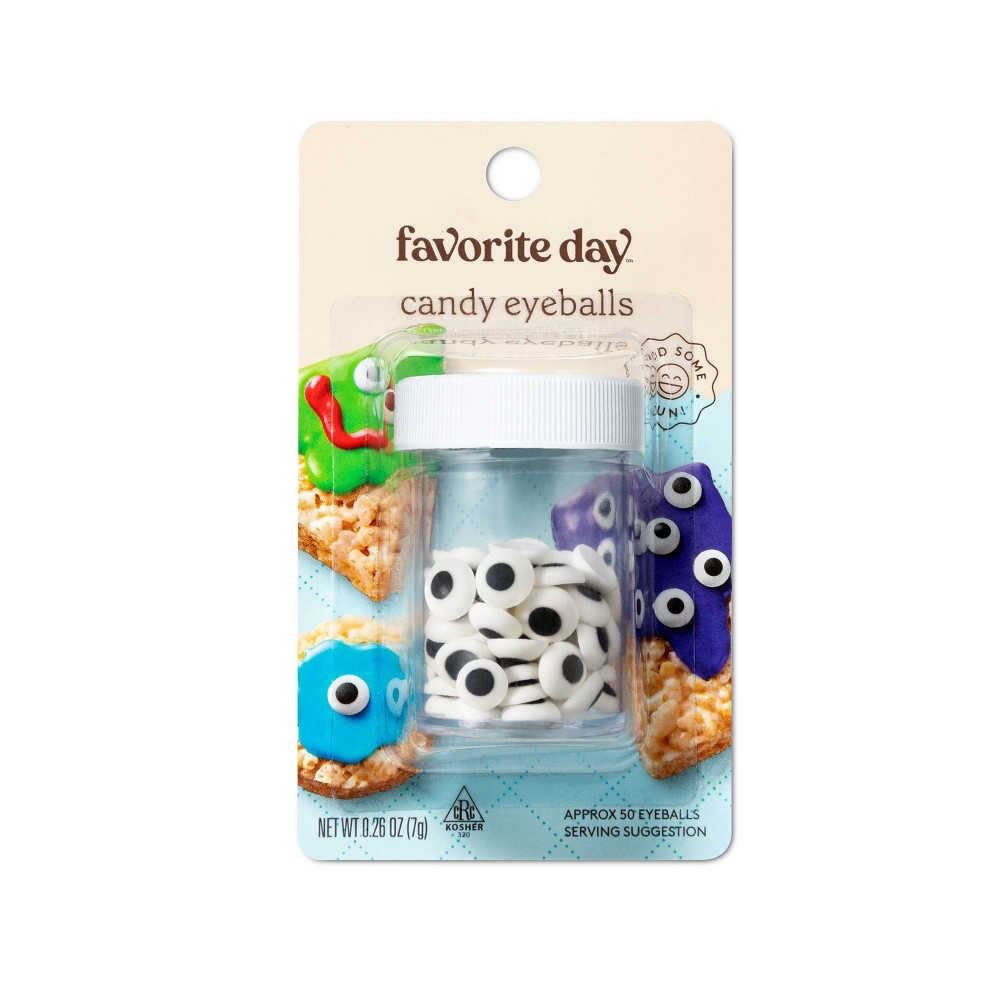 Candy Eyeballs Icing Decorations - 48ct - Favorite Day 4 packs
