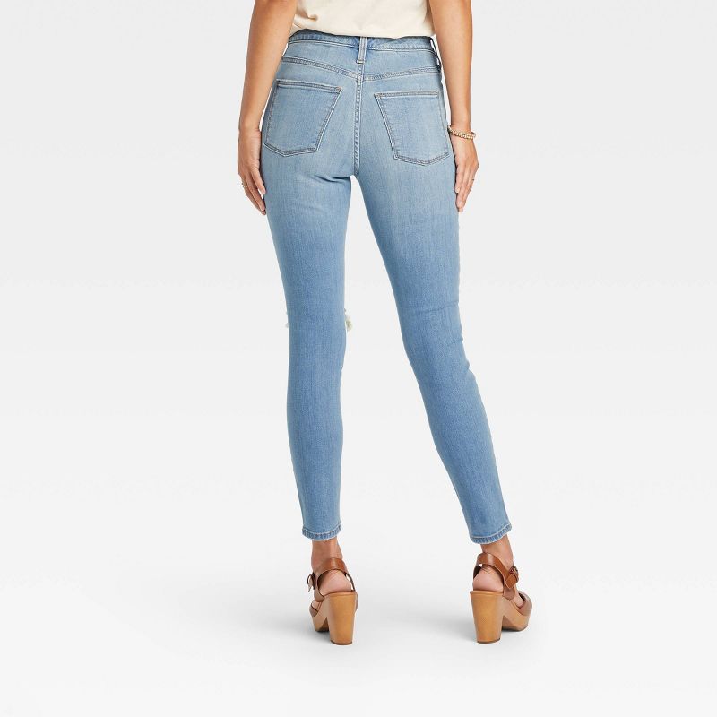 Women's High-Rise Skinny Jeans - Universal Thread™, 3 of 16