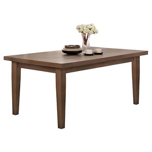 Ulysses Dining Table Wood/Weather Oak - Acme, Brown