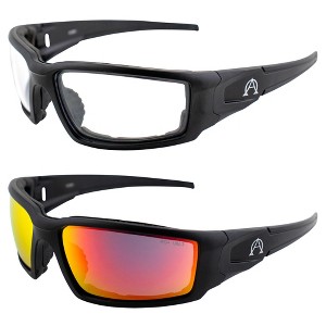 2 Pairs of Alpha Omega AO5 Safety Motorcycle Sunglasses - 1 of 4