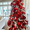 8"H Sullivans Shimmering Felt Ball Ornaments - Set of 2  Red Christmas Ornaments - 4 of 4