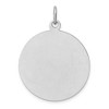 Black Bow Jewelry Sterling Silver Rhodium-Plated Enamel St. Christopher Pendant, 24mm - 3 of 4
