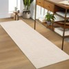 Washable Modern Solid Non Slip Area Rugs for Bedroom Living Room, Low Pile Soft Carpet for Home Office - 2 of 4