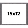 PosterPalooza | Textured Grey Picture Frame - UV Acrylic, Backing Board, Hanging Hardware Included - 2 of 4