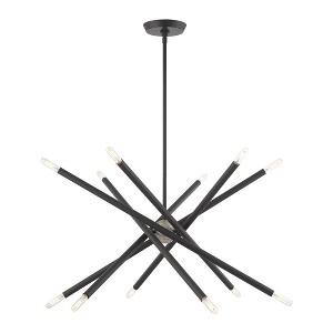 Livex Lighting Soho 12 - Light Chandelier in  Scandinavian Gray - 1 of 1