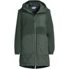 Lands' End Women's High Pile Quilted Mixed Media Parka - 3 of 4