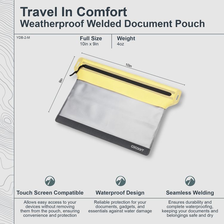 COCOON - Premium - Weatherproof Welded Document Pouch, 3 of 4