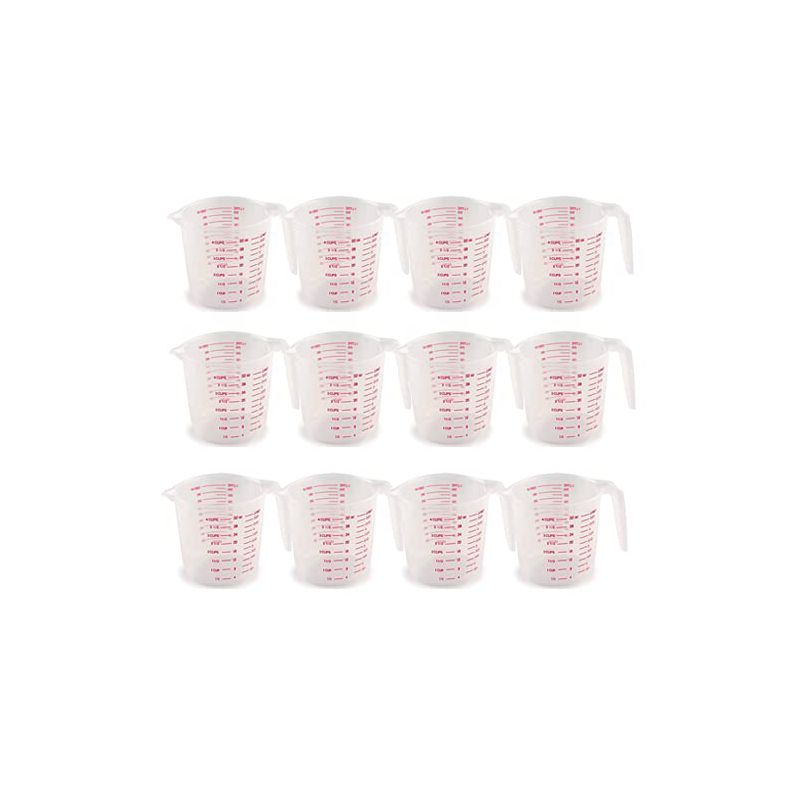 Norpro 4-Cup Capacity Plastic Measuring Cup (12 Pack), 1 of 7