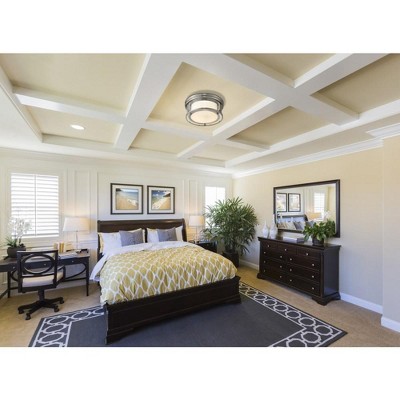 Willow 3-Light Flushmount Ceiling Light - Modern Steel Fixture for Kitchen & Dining