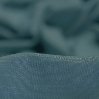 Blue Semi-Sheer Polyester Window Curtain Panels, 52 x 84 Inches