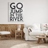 Stupell Industries Jump in the River Motivational Lake House Phrase, 48" x 36" - 2 of 4