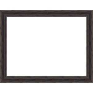 Amanti Art Rustic Pine Black Narrow Framed Dry Erase Magnetic Board - 1 of 4