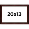 PosterPalooza | Distressed Brown Picture Frame - UV Acrylic, Backing Board, Hanging Hardware Included - 2 of 4