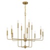 Savoy House Avondale 12 - Light Chandelier in  Warm Brass - 4 of 4