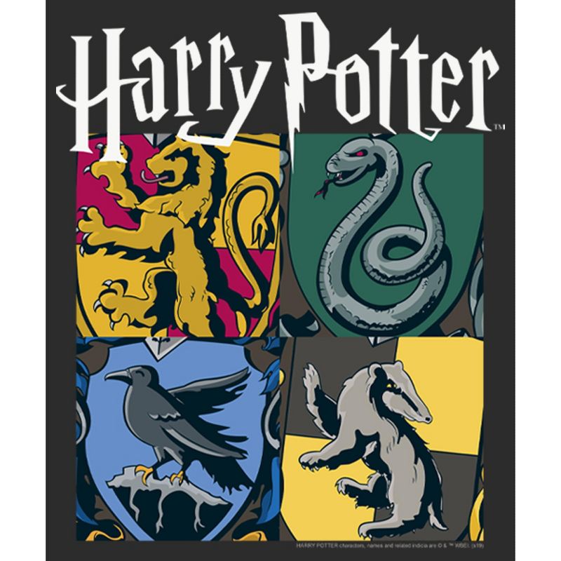 Women's Harry Potter Hogwarts Houses Vintage Collage T-Shirt, 2 of 5
