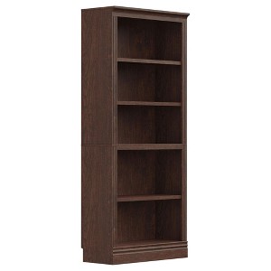 JAHRSTIM Halston Standard Bookcase, Adjustable Storage Open Display Shelving Unit for Home and Office Space, 31.49”L x 13.77”W x 72.8”H, Dark Cherry - 1 of 4